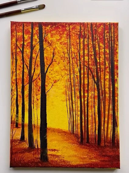 Step By Step Fall Forest