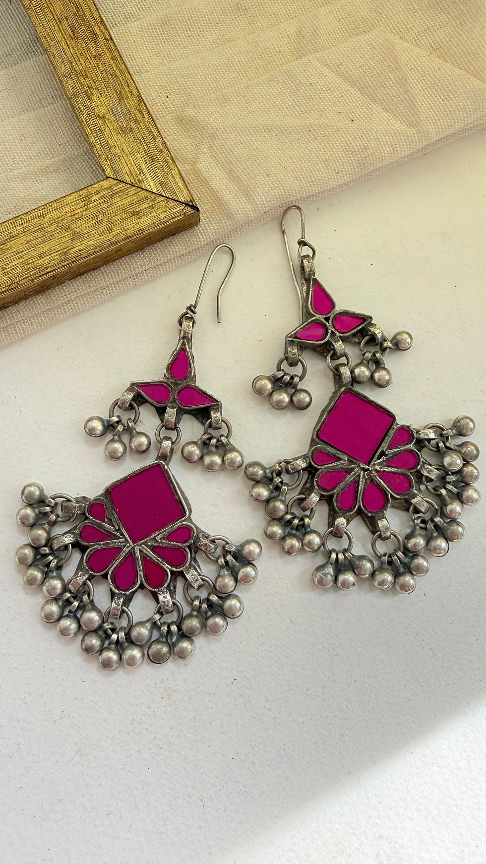 Thumbnail: Shrijita glass earrings 