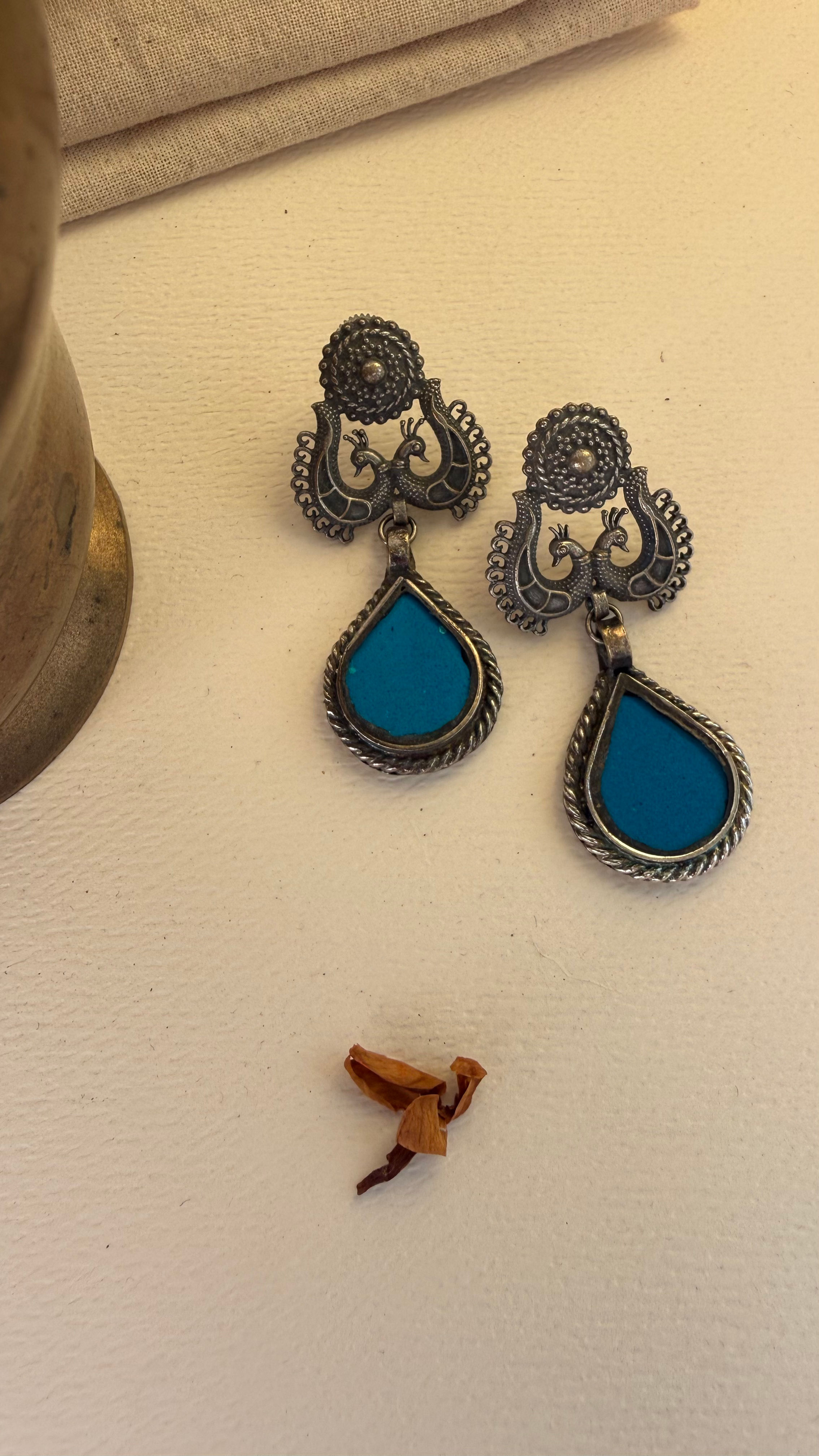 Zehra glass earrings