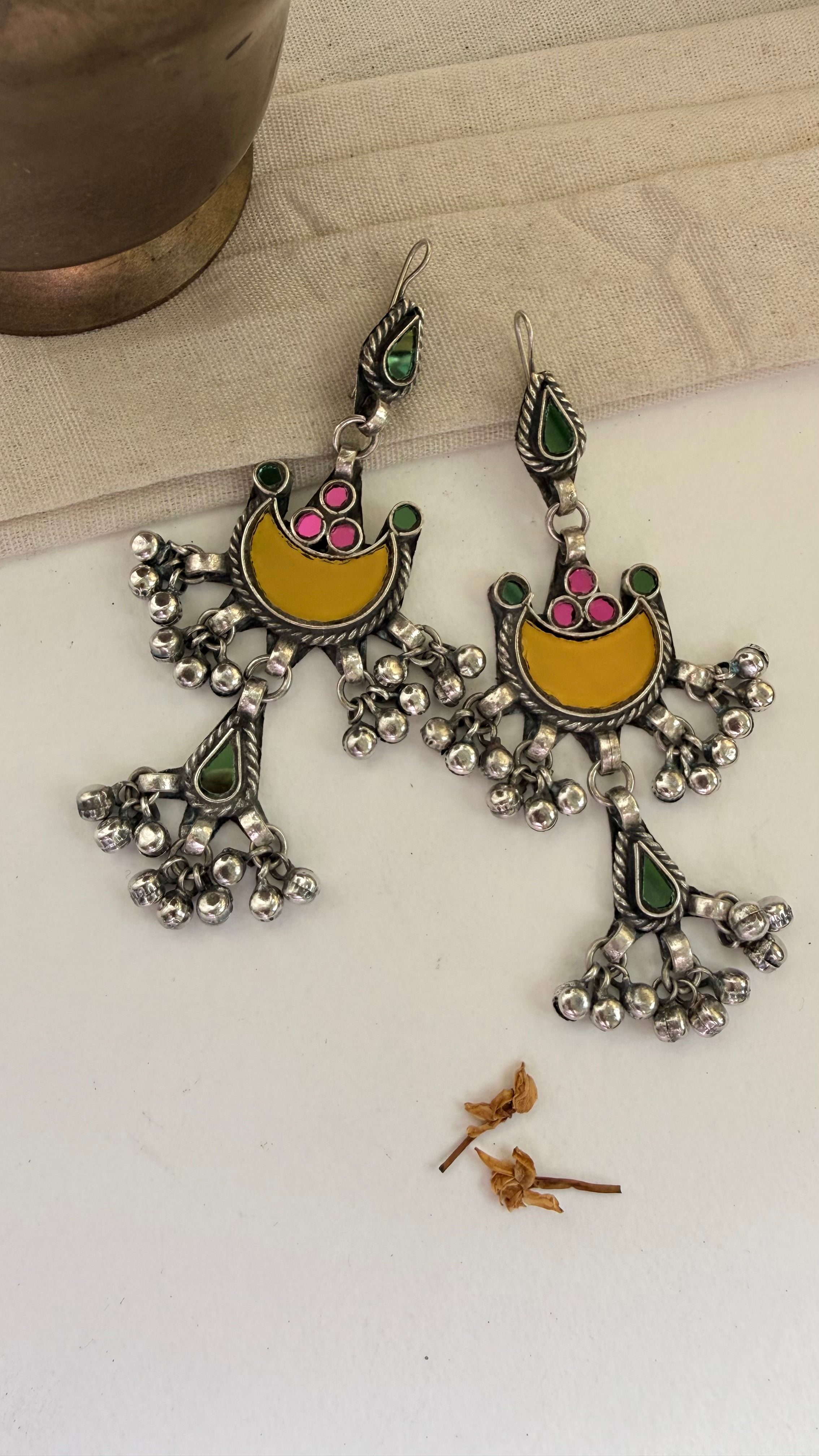 Karishma glass earrings 