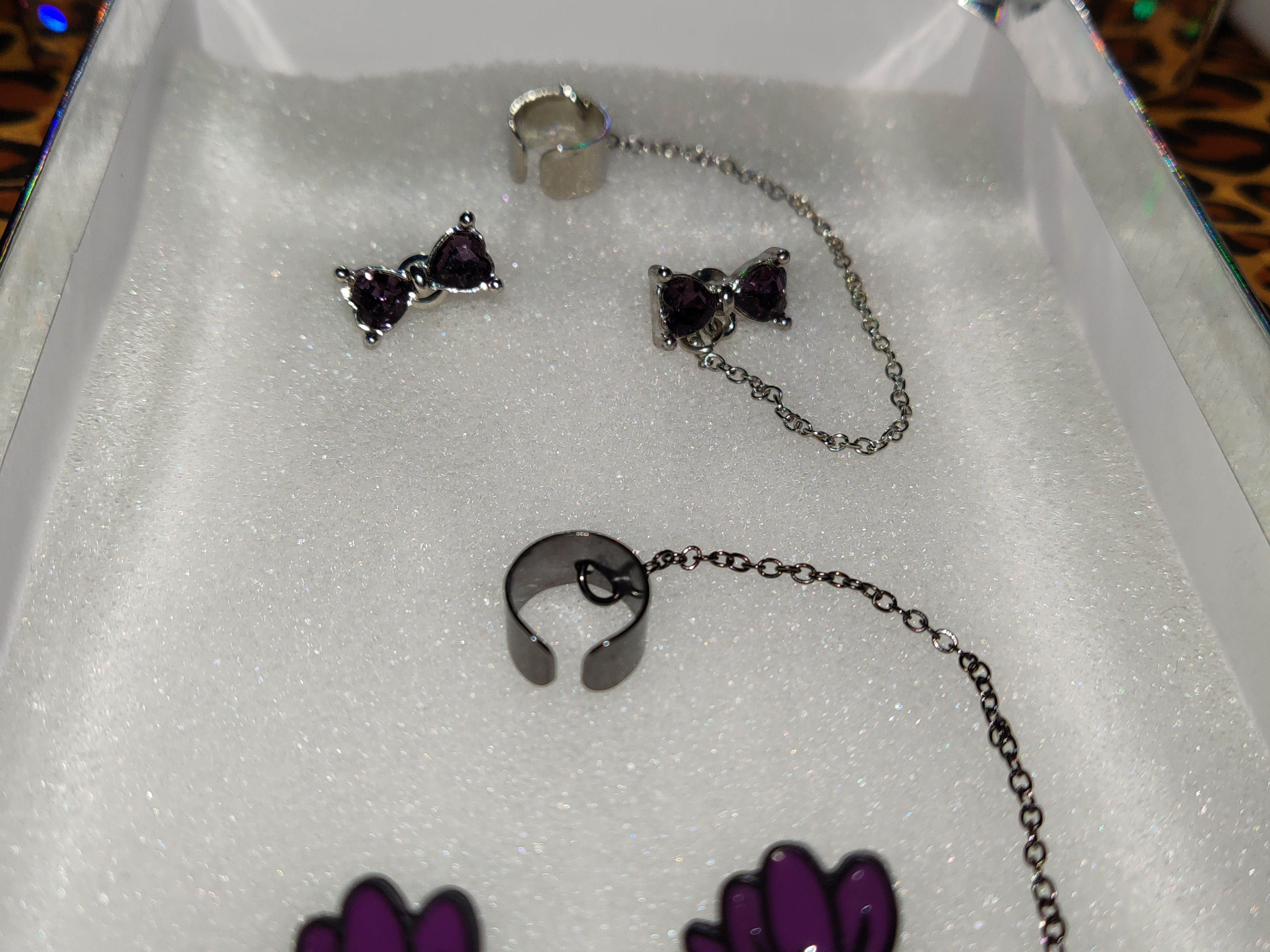 Purple 💜 Passion earrings set