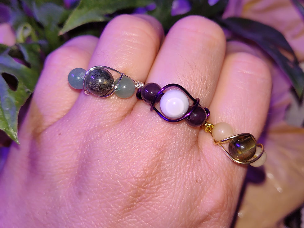 Thumbnail: Healing Tiger's eye chakra ring