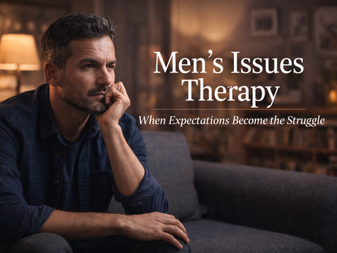 Men’s Issues Therapy: When Carrying It Alone Stops Working