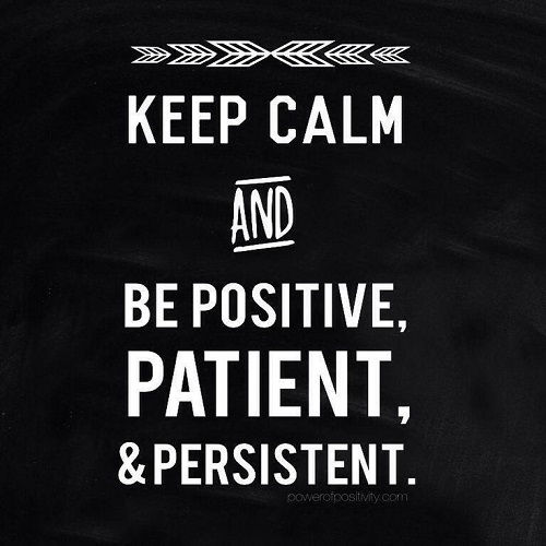 When implementing a content marketing strategy be patience and persistence