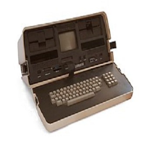 ) Now moving along in time We have The Osborne 1 was accepted as the first truly mobile computer (laptop, notebook) by most historians.