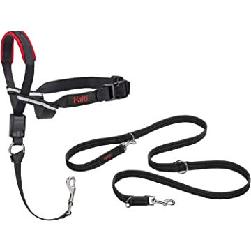 Halti Optifit Head Collar and Training Lead Set