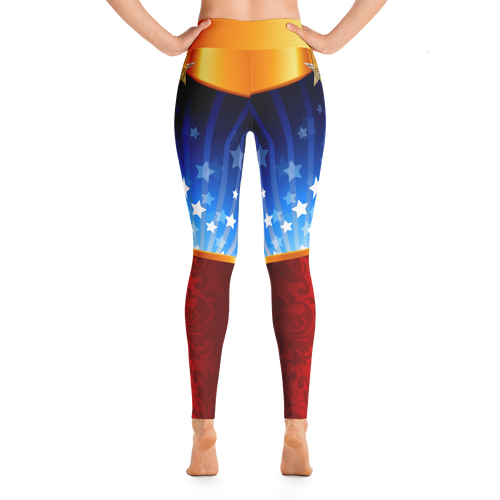 Wonder Woman Yoga Leggings | lovetomovenew