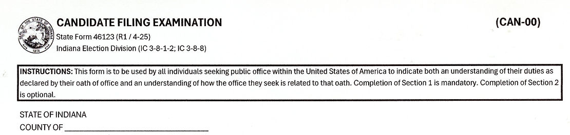Candidate Filing Examination Detail
