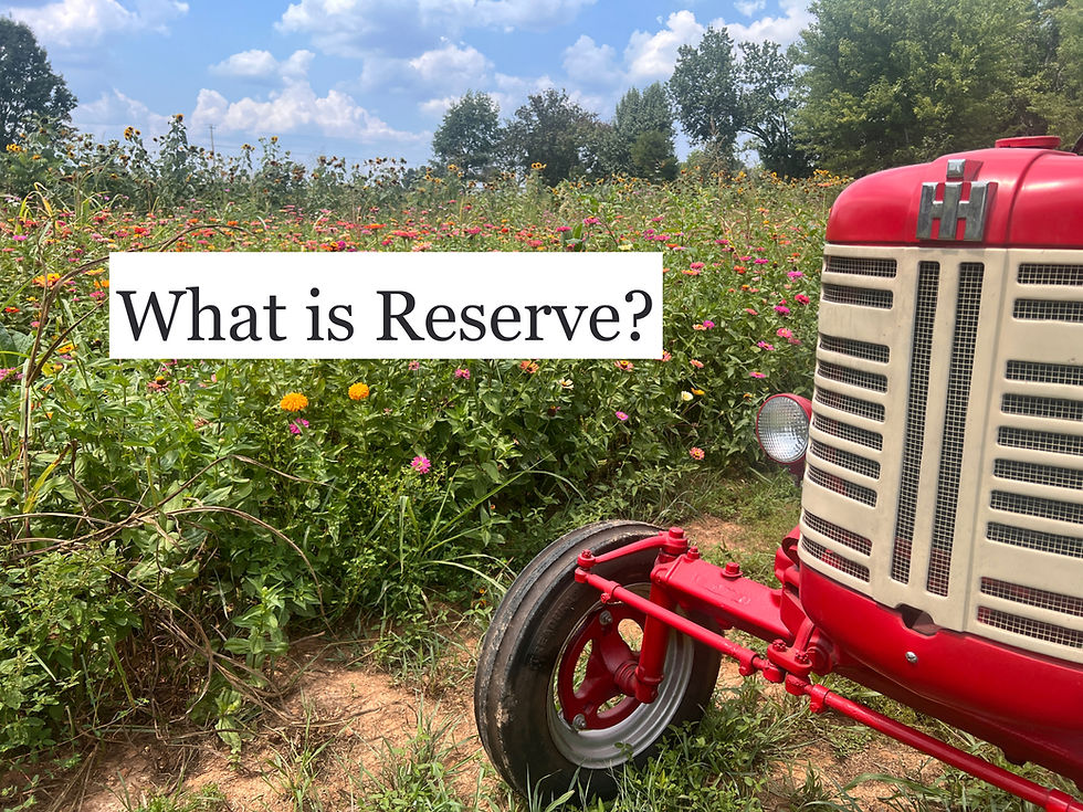 Tractor Reserve Price at Auction 