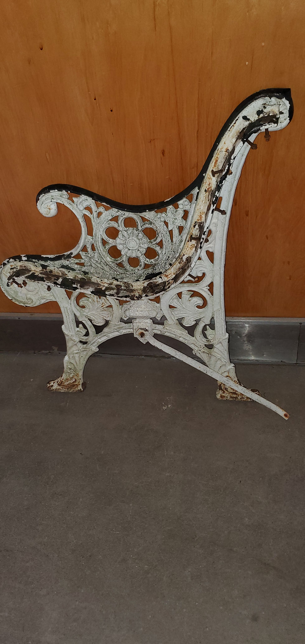 Thumbnail: 1940s Cast Iron Bench Ends