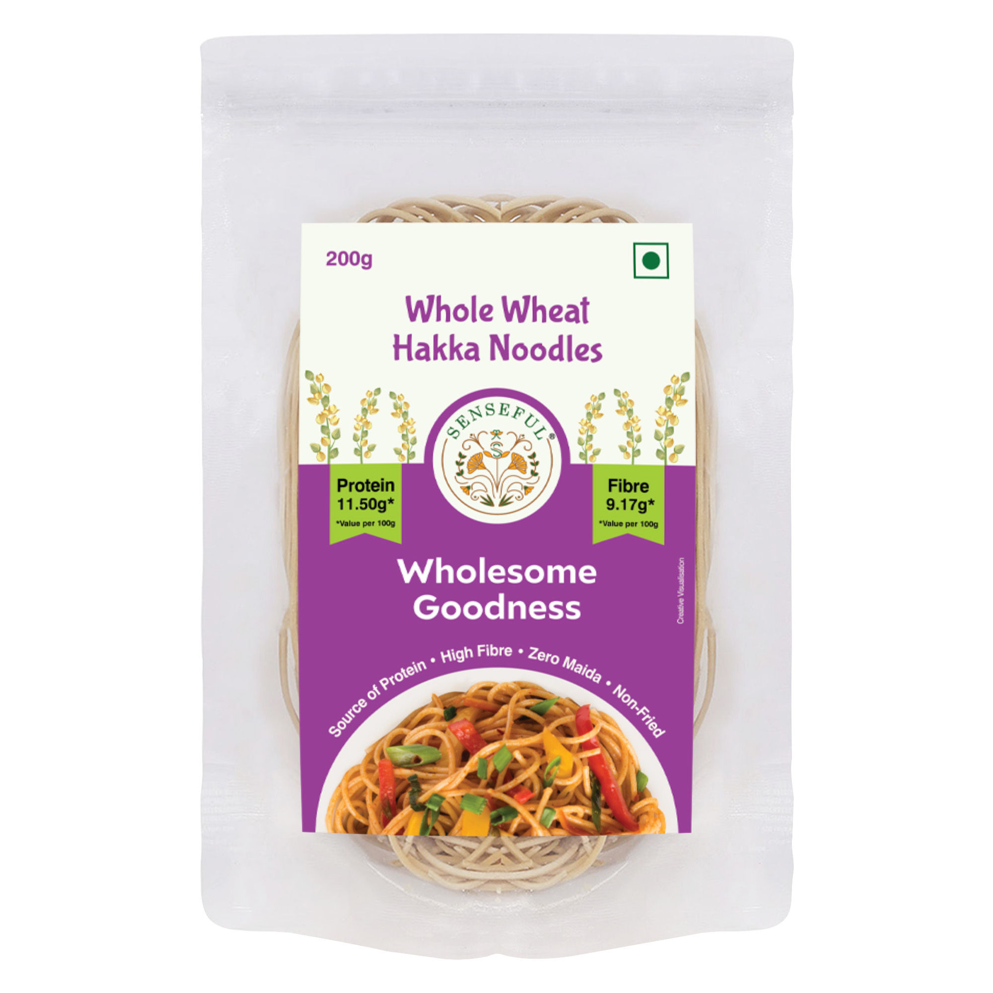 Whole Wheat Hakka Noodles