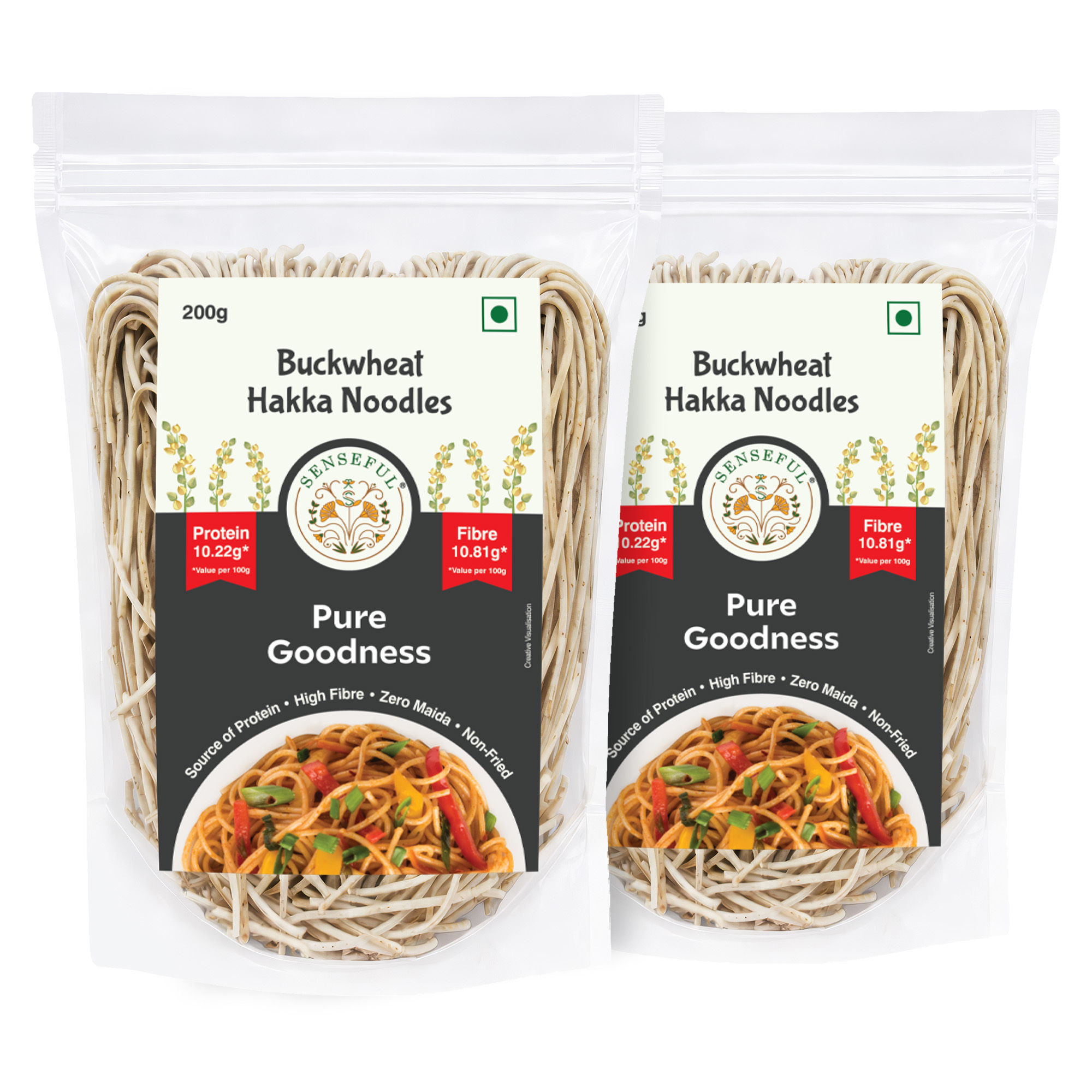 Buckwheat Hakka Noodles Pack of 2