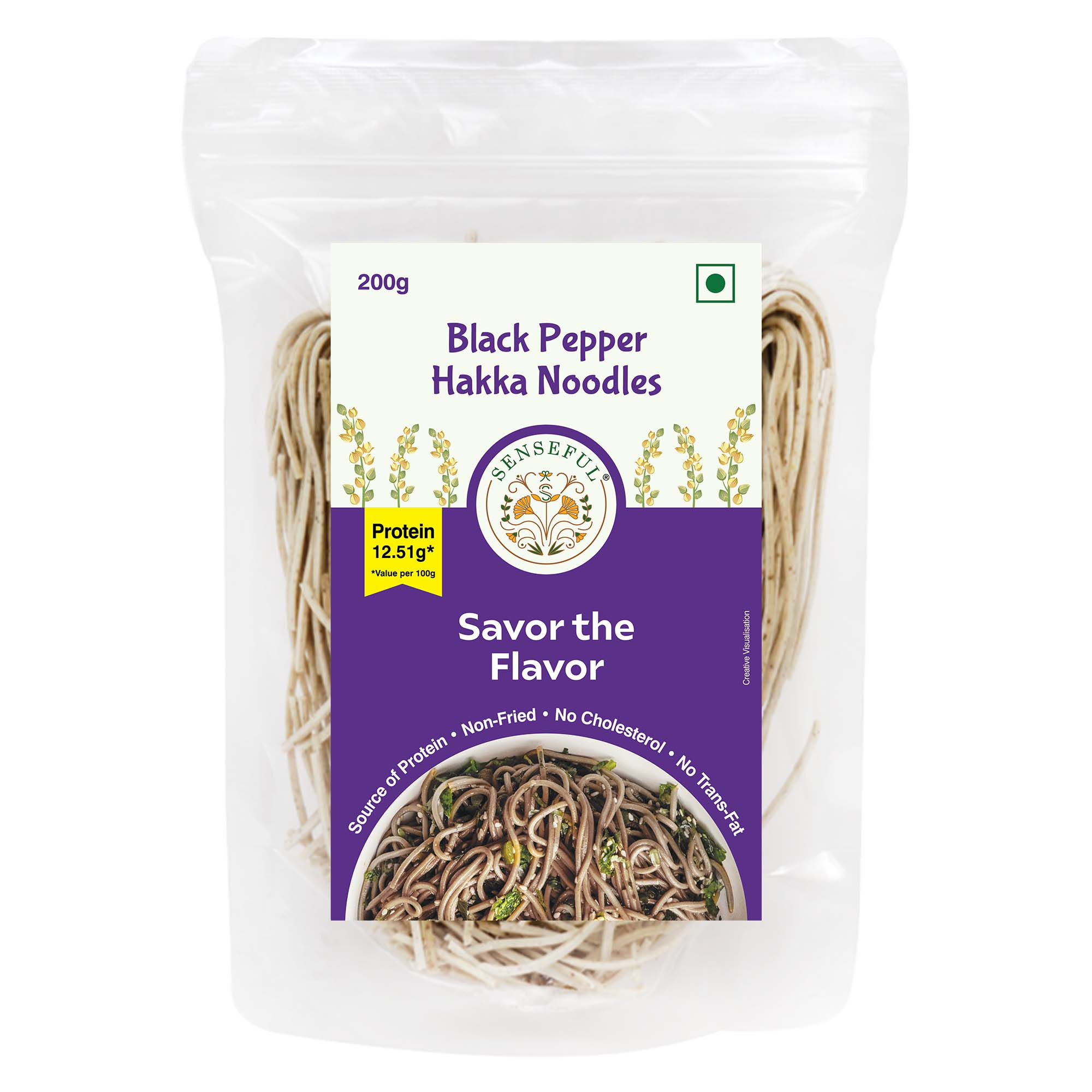 Black Pepper Hakka Noodles