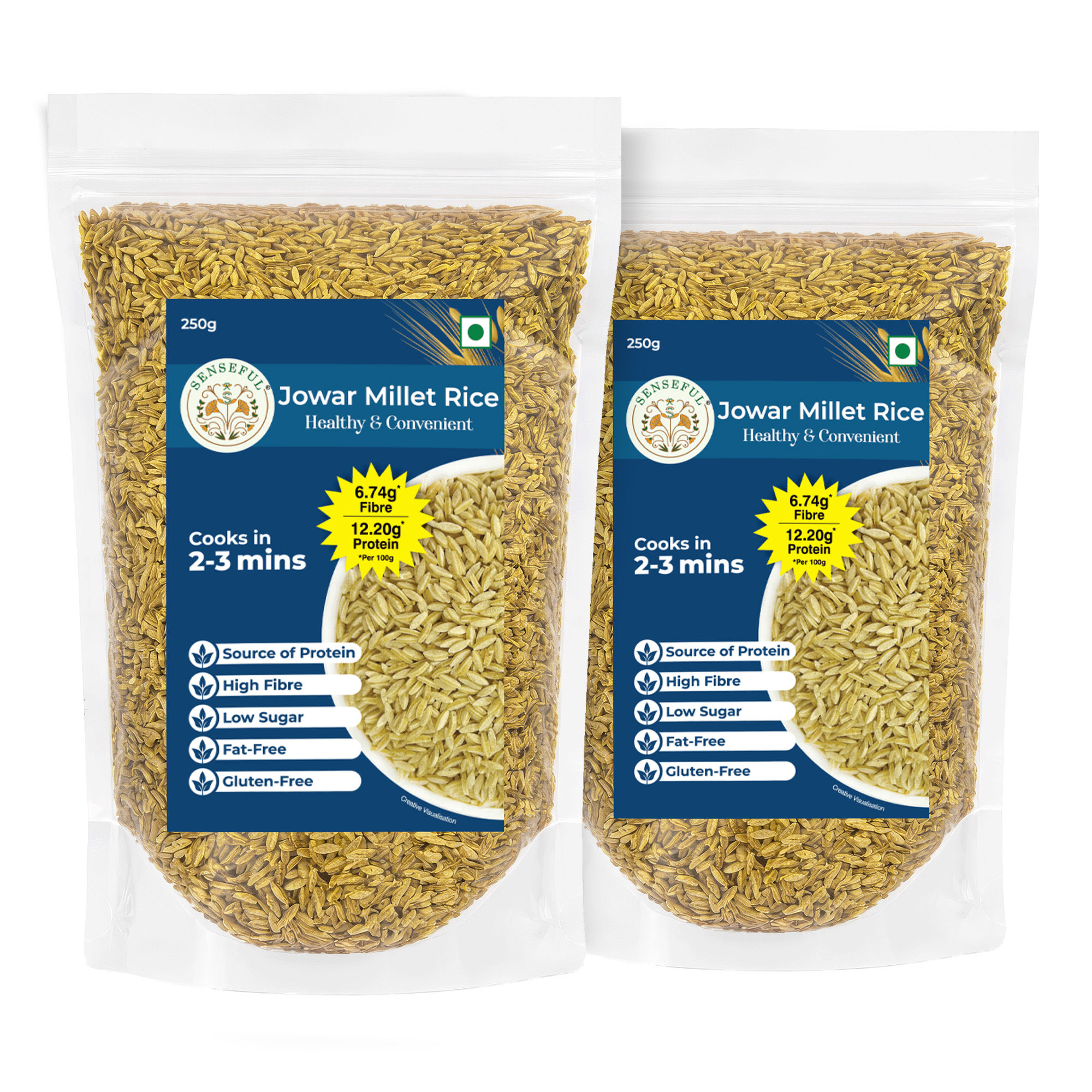 Jowar Millet Rice Pack of 2