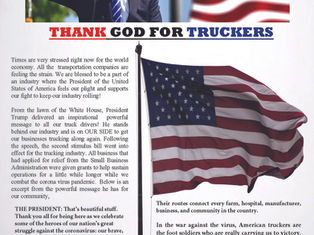 Thank GOD for Truckers!