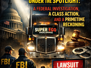 SUPER EGO HOLDING UNDER THE SPOTLIGHT:A FEDERAL INVESTIGATION, A CLASS ACTION, AND A PRIMETIME RECKONING