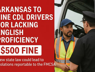 New Arkansas Law Targets CDL Drivers Lacking English Proficiency