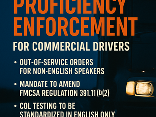 🚨 CVSA Pushes to Reinstate English Proficiency Enforcement for CDL Drivers
