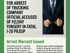 Warrant Issued for Hope Trans Official in Forgery Case Tied to Fatal I-20 Pile-Up