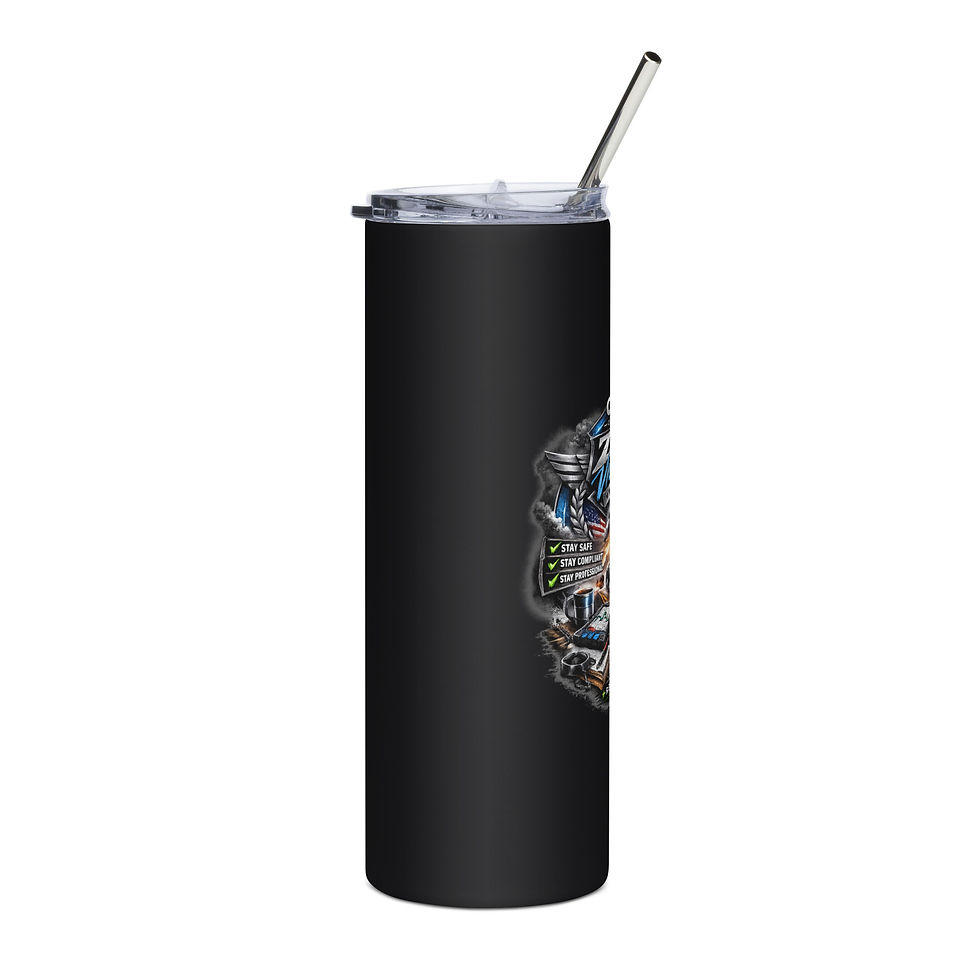 Thumbnail: Stainless steel tumbler - Road Certified™ by CellEx