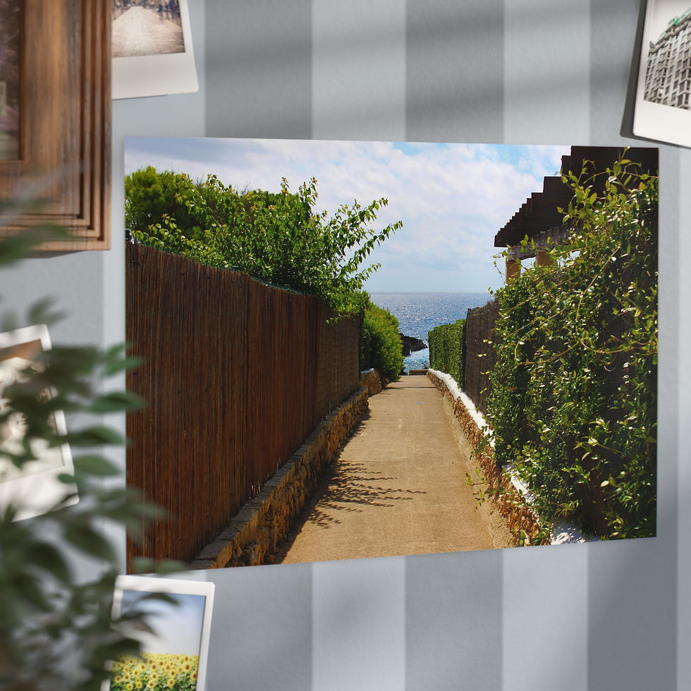 Thumbnail: Coastal Alleyway Unframed Prints