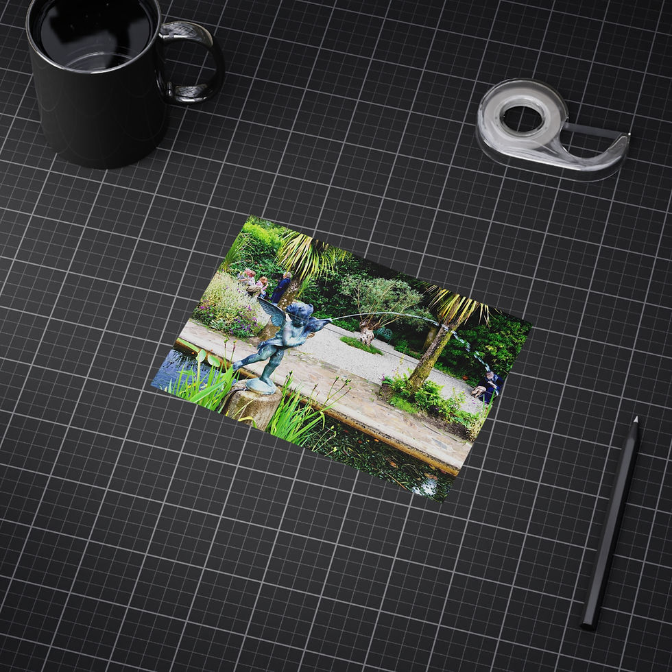 Thumbnail: Angel Fountain Unframed Print