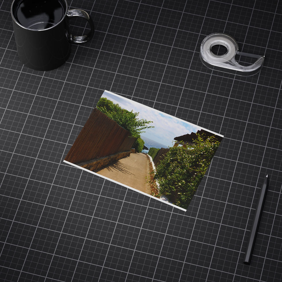 Thumbnail: Coastal Alleyway Unframed Prints