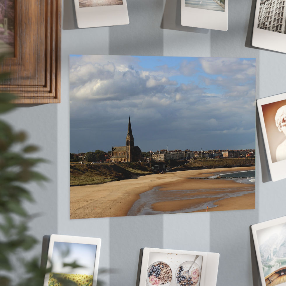 Thumbnail: Coastal Church Landscape Unframed Prints