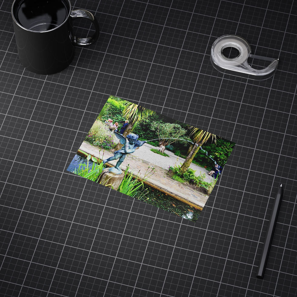 Thumbnail: Angel Fountain Unframed Print