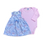 Miniatura: CONJUNTO VESTIDO CON MOÑO Y BODY MANGA LARGA