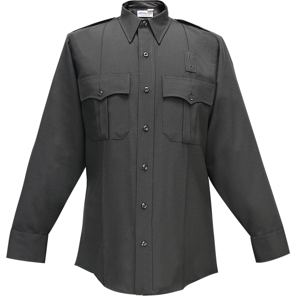 Thumbnail: JUSTICE 75% POLY/25% WOOL MEN'S LONG SLEEVE SHIRT