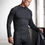 Thumbnail: SPLIT MOCK STRETCH KNIT LONG SLEEVE BASELAYER WITH 37.5