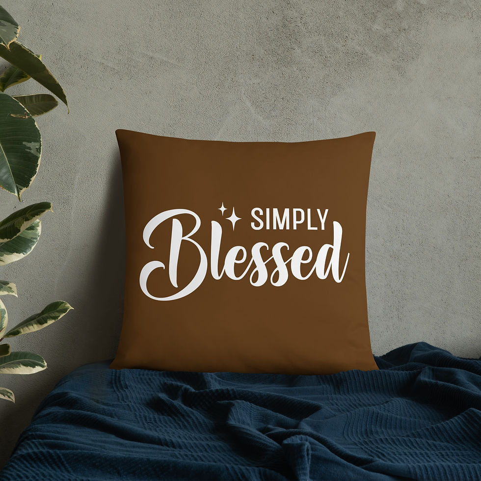 Thumbnail: Simply Blessed Basic Pillow