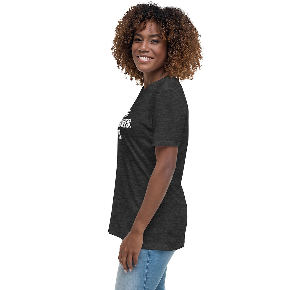 Thumbnail: Jesus Loves.Forgives.Saves. Women's Relaxed T-Shirt