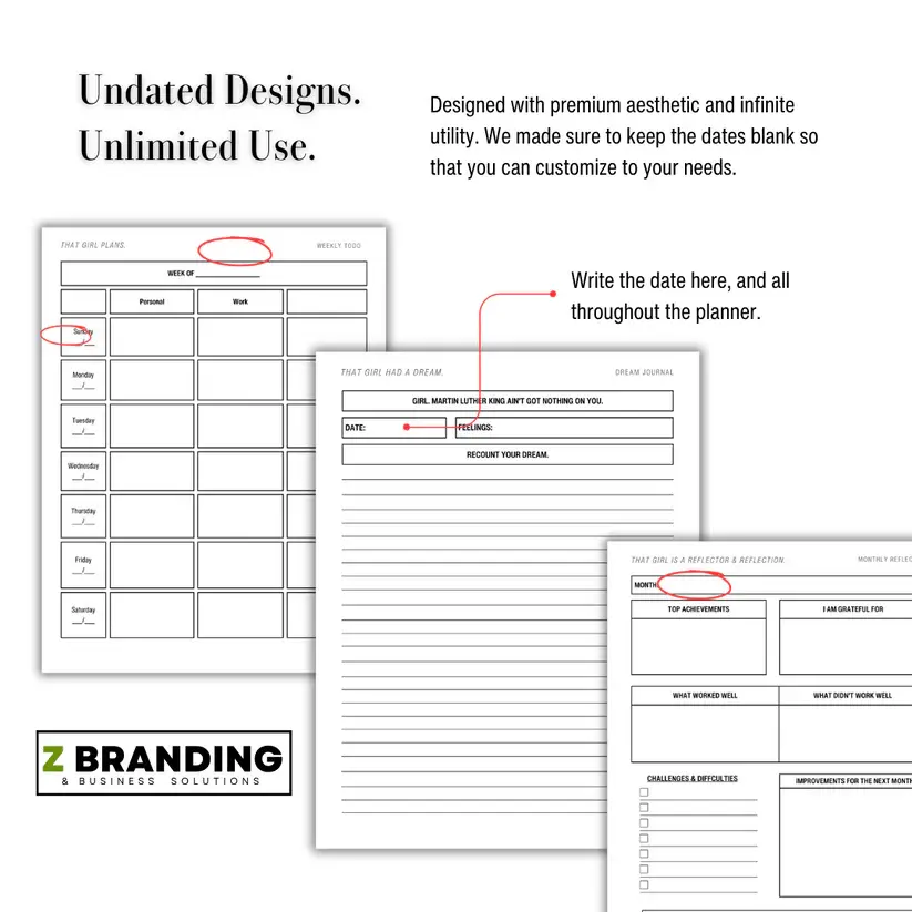 Thumbnail: That Girl Planner (Print)