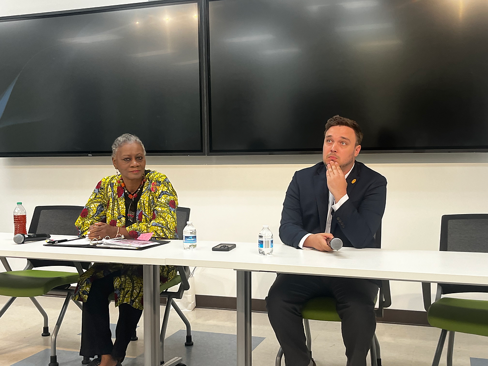 From Left to Right: Rev. Janet Garner-Mullins, environmental justice fellow, Advance Carolina; Greg Asciutto, executive director, CharlotteEAST,