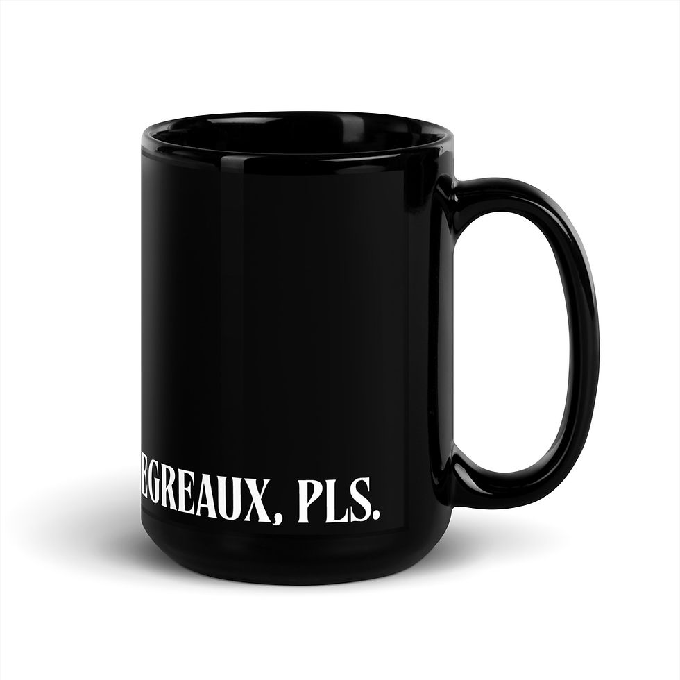 Thumbnail: Negreaux, Pls Black Glossy Mug