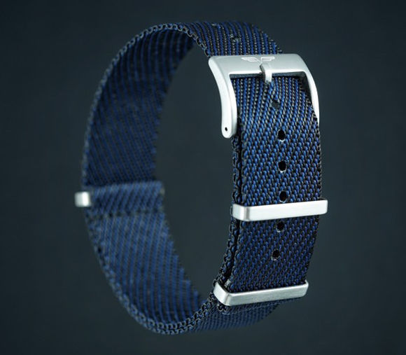 Pagoda tactical watch with engraved backplate showing Union Jack and Stars & Stripes—veteran-owned brand built for elite performance and military heritage.