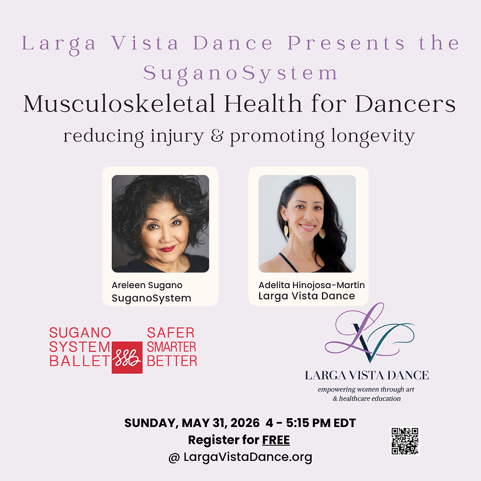 Larga Vista Dance Presents the SuganoSystem - Musculoskeletal Health for Dancers