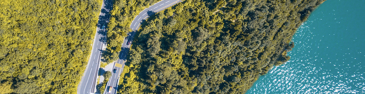 Aerial Photo of a Road