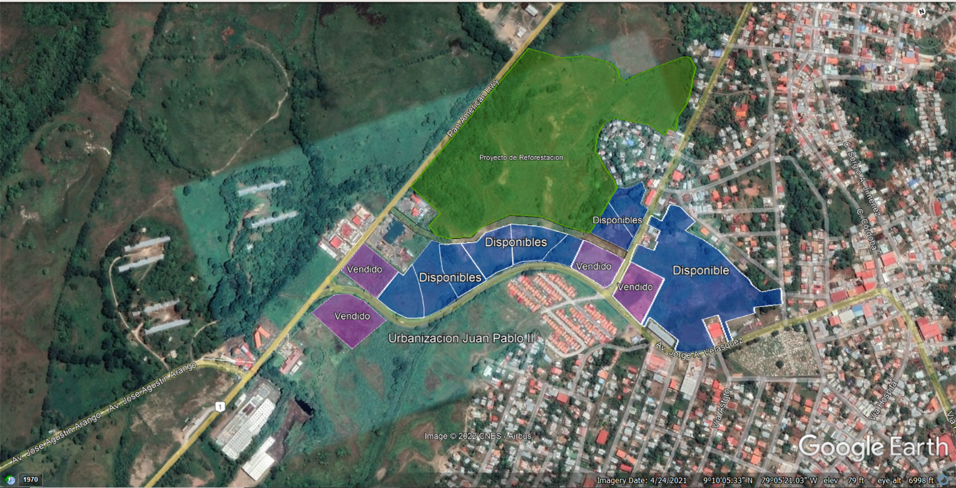 Parcelas Entrada de Chepo a la Venta