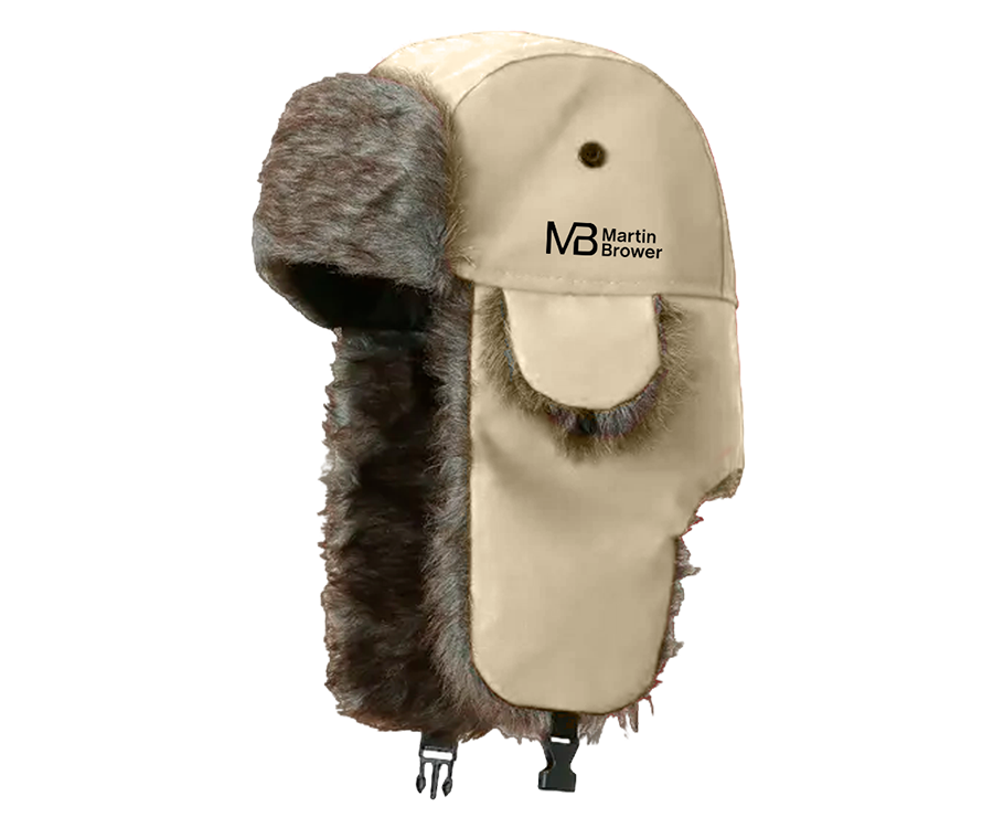 Winter Hat with Brim Warm Earflaps Faux2.png