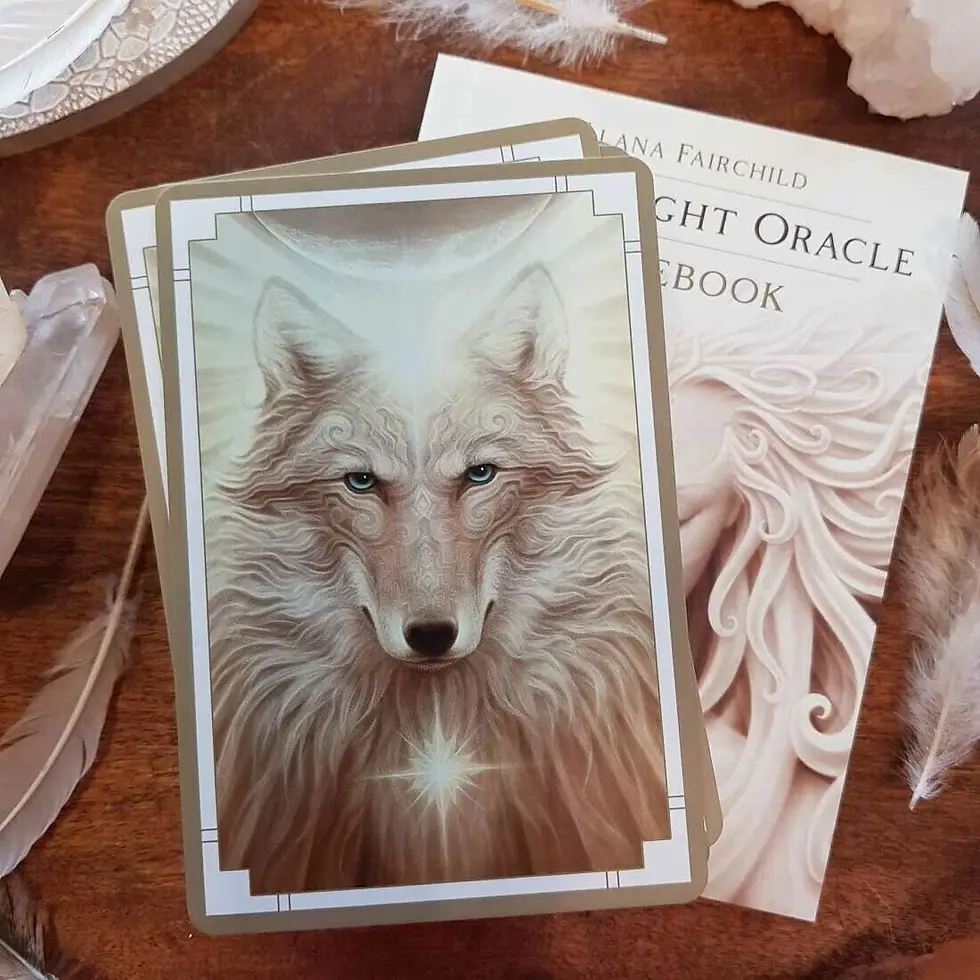 Miniatyrbilde: White Light Oracle Cards