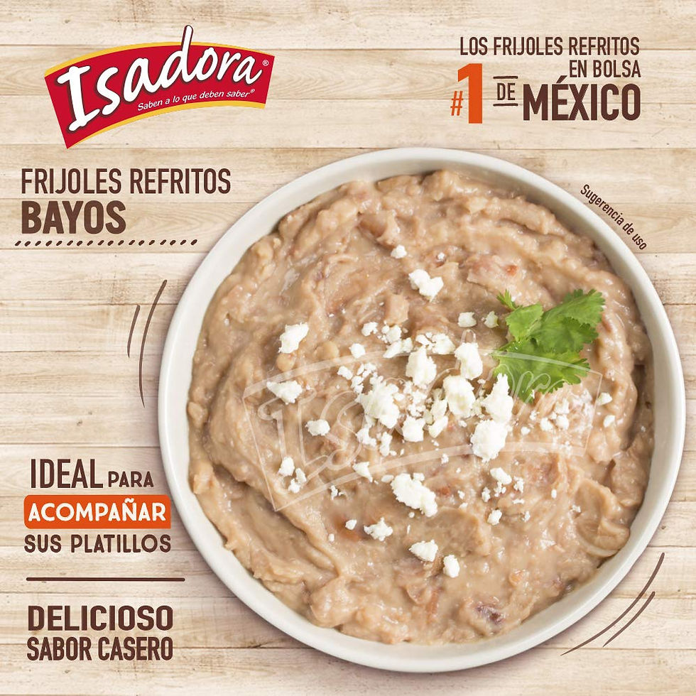Mexican Brown Bean Pour/Frijoles Refritos Bayos