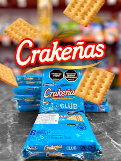 Crakeñas Saltine Cracker/Galletas Saladas - 192g