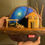 Thumbnail: Handmade Wooden Wall Key Holder – Miniature House on Natural Wood Slice