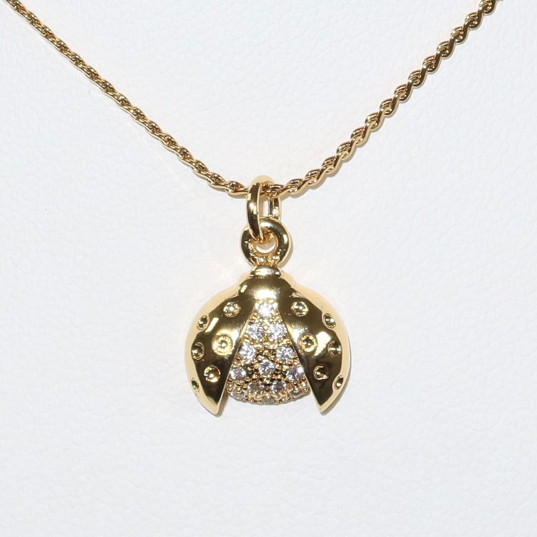 Baby Ladybug Necklace 