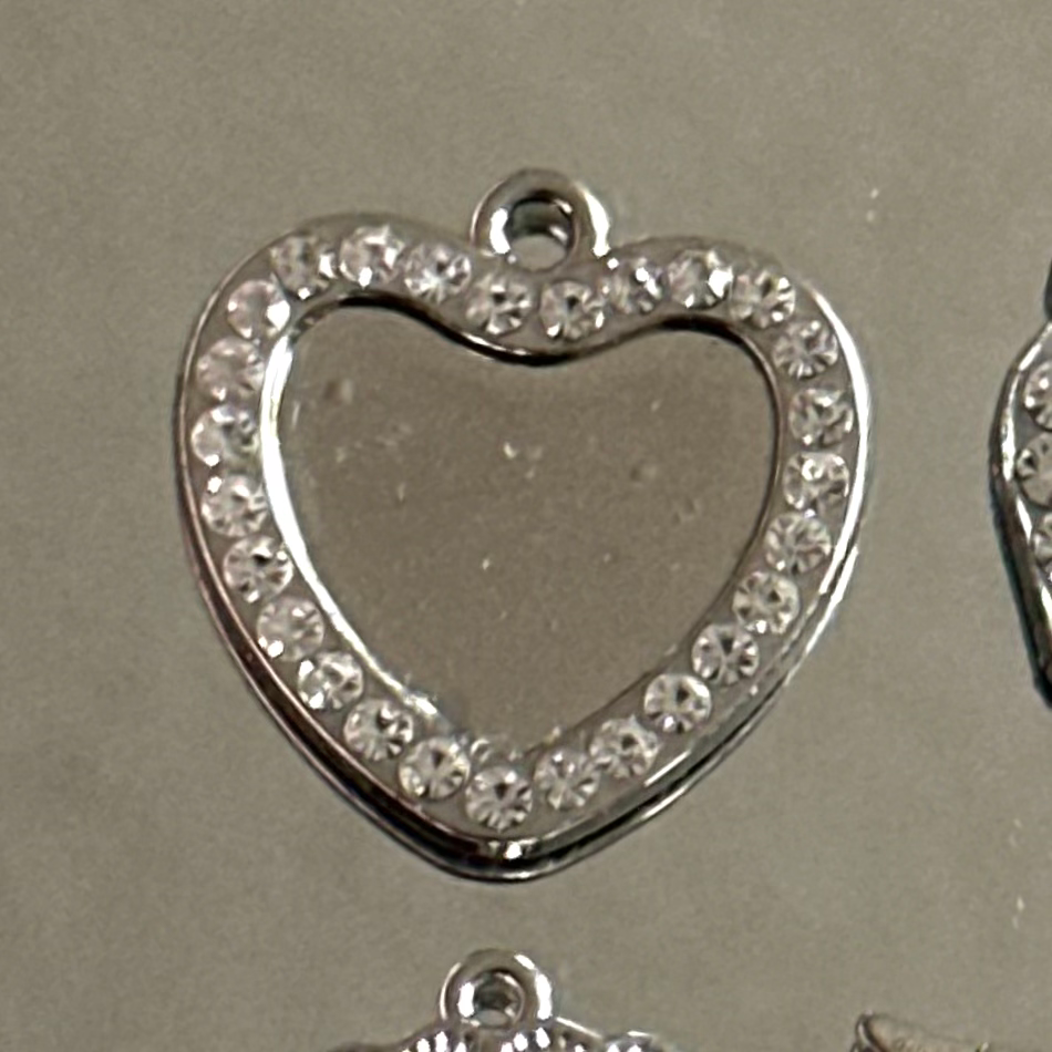 Thumbnail: silver hearts & stars charms