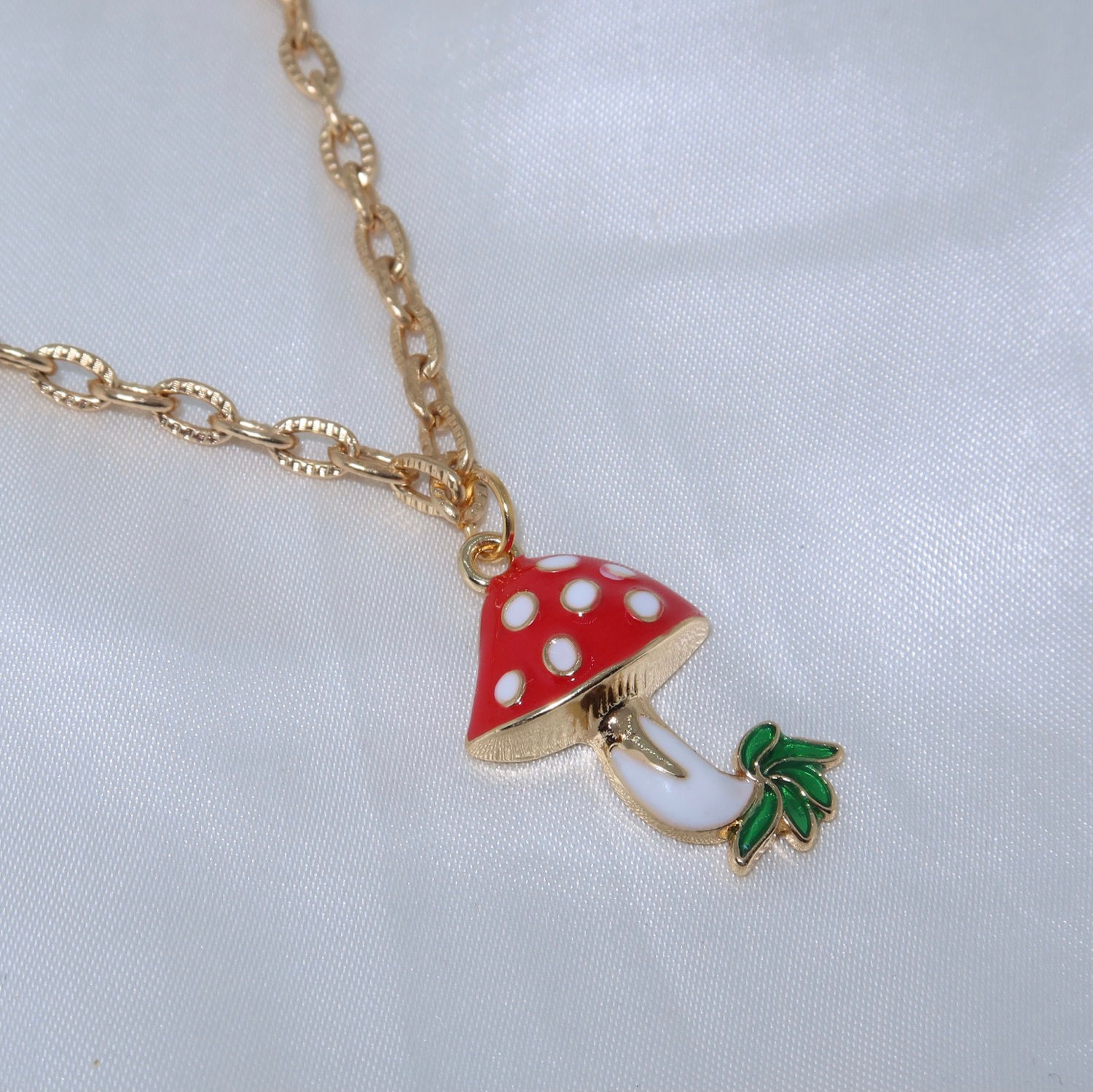 Mushroom Necklace