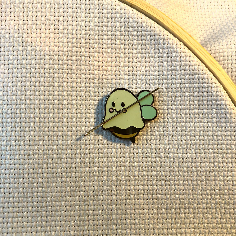 Thumbnail: Boo Bee needle minder example